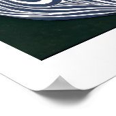 ヴィンテージアールヌーボーピーコックバイウィル・ブラッドリー ポスター (角)