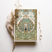 ヴィンテージアールヌーボーピーコック結婚式招待状 招待状