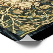 ヴィンテージアールヌーボーフィルドティーカップ ポスター (角)