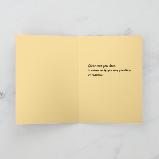 ヴィンテージアールヌーボーフォトハッピーバースデー、ニンフ カード (内部)