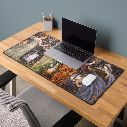 ヴィンテージアールヌーボーフォーシーズンズバイウォルタークレーン デスクマット (オフィス2)