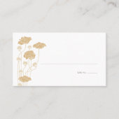 ヴィンテージアールヌーボーフラット座席表 プレイスカード (正面)