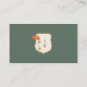 ヴィンテージアールヌーボーフラット座席表 プレイスカード (裏面)