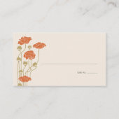 ヴィンテージアールヌーボーフラット座席表 プレイスカード (正面)