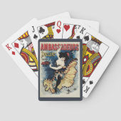 ヴィンテージアールヌーボーフラメンコダンサー、アンバサダー トランプ (裏面)