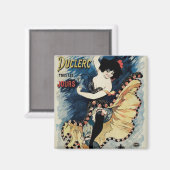 ヴィンテージアールヌーボーフラメンコダンサー、アンバサダー マグネット (正面/裏面)