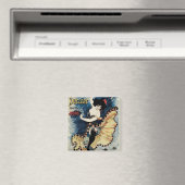 ヴィンテージアールヌーボーフラメンコダンサー、アンバサダー マグネット (インサイチュ (食洗機))