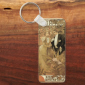 ヴィンテージアールヌーボーフリートビスケットアルフォンスミュシャ キーホルダー (正面)