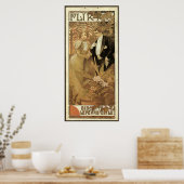 ヴィンテージアールヌーボーフリートビスケットアルフォンスミュシャ ポスター (キッチン)