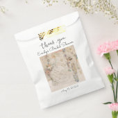 ヴィンテージアールヌーボーフローラブライダルシャワー フェイバーバッグ (封をした状態)