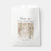 ヴィンテージアールヌーボーフローラブライダルシャワー フェイバーバッグ (正面)