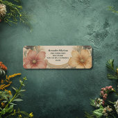 ヴィンテージアールヌーボーフローラブライダルシャワー ラベル