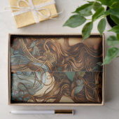 ヴィンテージアールヌーボーフローラ女神ボビクトリアンホ 薄葉紙 (ギフト)