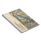 ヴィンテージアールヌーボーフローラ植物誌 ノートブック (右側)