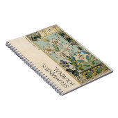 ヴィンテージアールヌーボーフローラ植物誌 ノートブック (右側)