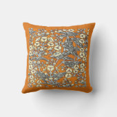 ヴィンテージアールヌーボーフローラ クッション (裏面)