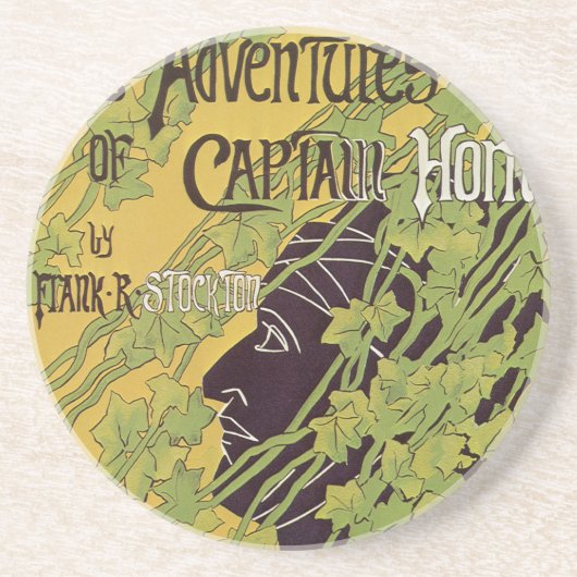 ヴィンテージアールヌーボーブック、キャプテンホルン・アドベンチャーズ コースター (正面)