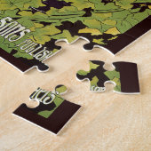 ヴィンテージアールヌーボーブック、キャプテンホルン・アドベンチャーズ ジグソーパズル (側面)