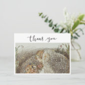 ヴィンテージアールヌーボーブライダルシャワーサンキュー シーズンカード (スタンド正面)