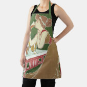 ヴィンテージアールヌーボーブラッスリーフレイキンコートビール エプロン (インサイチュ)