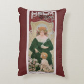 ヴィンテージアールヌーボーヘルムカカオバイプリバットリヴェモン アクセントクッション (裏面(縦))