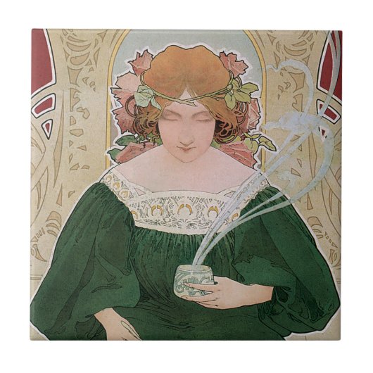 ヴィンテージアールヌーボーヘルムカカオバイプリバットリヴェモン タイル (正面)