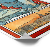 ヴィンテージアールヌーボーベネディクト1898ミュシャ ポスター (角)