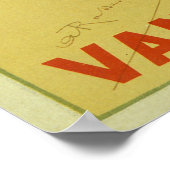 ヴィンテージアールヌーボーベルギービアアド ポスター (角)