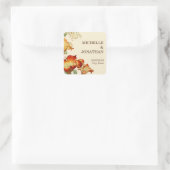 ヴィンテージアールヌーボーボタニカルミュシャサンキュー スクエアシール (バッグ)