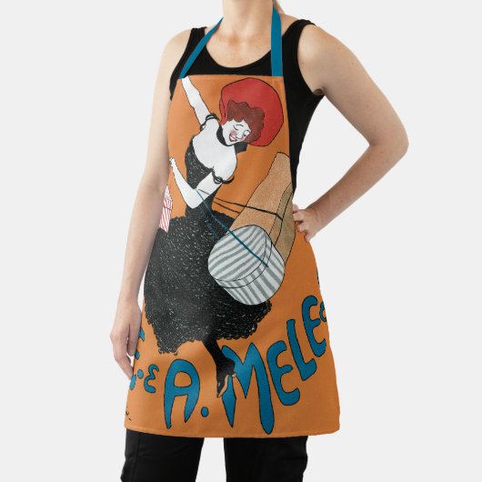 ヴィンテージアールヌーボーマガジニイタリアニバイカピエロ エプロン (インサイチュ)