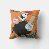 ヴィンテージアールヌーボーマガジニイタリアニバイカピエロ クッション (裏面)