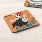 ヴィンテージアールヌーボーマガジニイタリアニバイカピエロ コースター (左側)