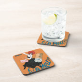 ヴィンテージアールヌーボーマガジニイタリアニバイカピエロ コースター (右側)