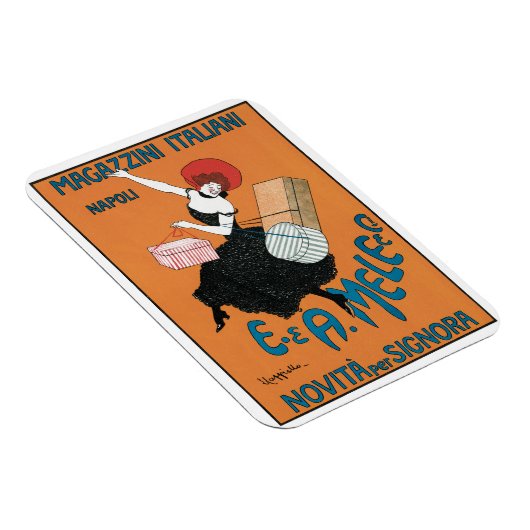 ヴィンテージアールヌーボーマガジニイタリアニバイカピエロ マグネット (右側)