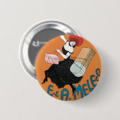 ヴィンテージアールヌーボーマガジニイタリアニバイカピエロ 缶バッジ (正面&裏面)