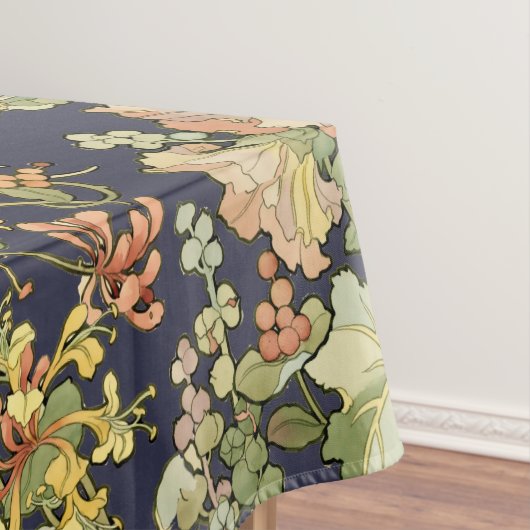 ヴィンテージアールヌーボーミュシャハニーサックルパターン テーブルクロス (インサイチュ)