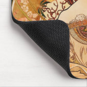 ヴィンテージアールヌーボーミュシャ マウスパッド (コーナー)