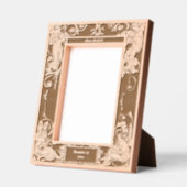 ヴィンテージアールヌーボーミュージカルフェイ縁どリー レーザー彫刻フレーム (左)