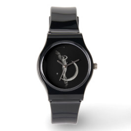 ヴィンテージアールヌーボームーンガール 腕時計