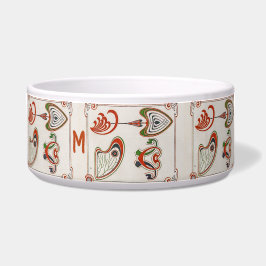 ヴィンテージアールヌーボーモノグラ絵を描ムズバイミュシャ ボウル