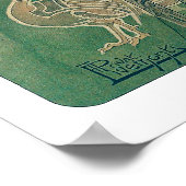 ヴィンテージアールヌーボーラジャ・コーヒーアド ポスター (角)