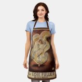 ヴィンテージアールヌーボーラロイフラーダンモダンサー エプロン (着用した状態)