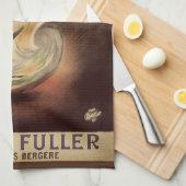 ヴィンテージアールヌーボーラロイフラーダンモダンサー キッチンタオル (四つ折り)