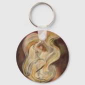 ヴィンテージアールヌーボーラロイフラーダンモダンサー キーホルダー (正面)