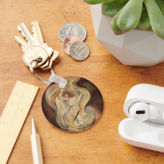 ヴィンテージアールヌーボーラロイフラーダンモダンサー キーホルダー (デスク)