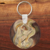 ヴィンテージアールヌーボーラロイフラーダンモダンサー キーホルダー (正面)