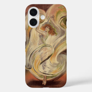 ヴィンテージアールヌーボーラロイフラーダンモダンサー iPhone 16ケース