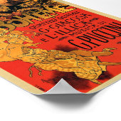 ヴィンテージアールヌーボーラ・ボヘメオペラ音楽ポスター ポスター (角)