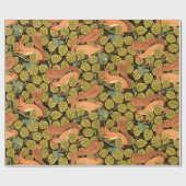 ヴィンテージアールヌーボーリス ラッピングペーパー (フラット)