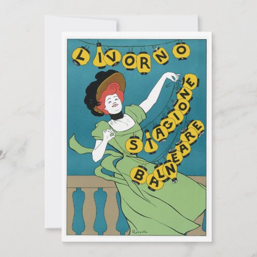 ヴィンテージアールヌーボーリヴォルノセノリータ踊り (正面)